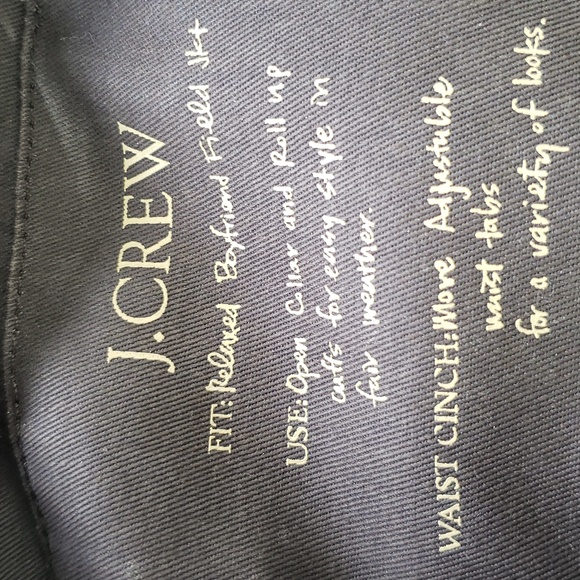 J. Crew Relaxed Boyfriend Field Jacket in Olive Size Small - Picture 4 of 13